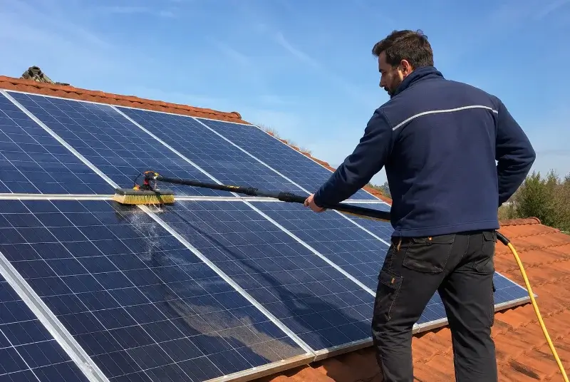 Nettoyage et entretien de panneaux solaires à Saint-Césaire